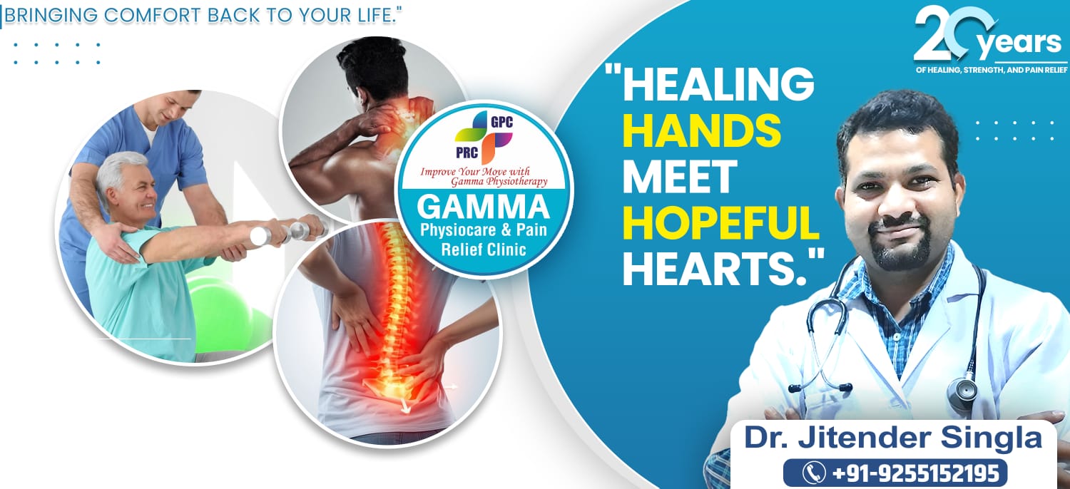 Gamma Physiocare clinic building in Palwal - best physiotherapy clinic
